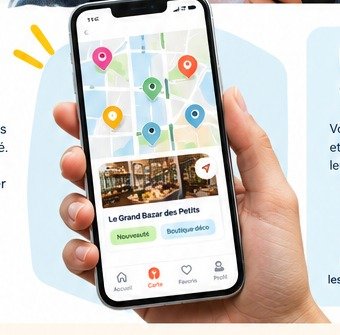 Aperçu de l'application Lèche Vitrine